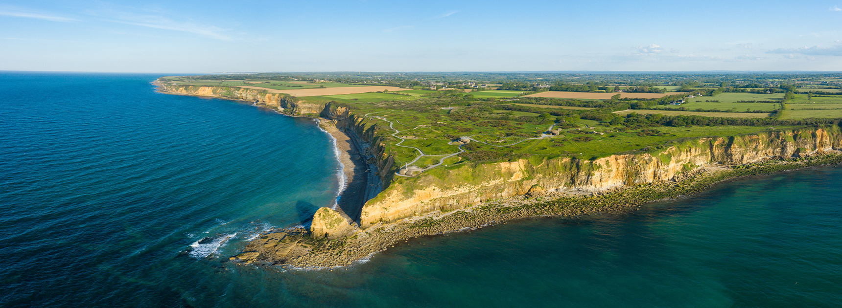 Découvrez La Pointe du Hoc à proximité du camping Siblu Domaine de Litteau