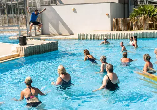 Aquagym au camping Bois de Bayadène