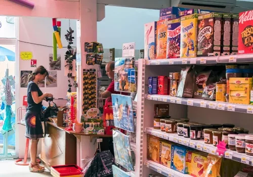 L'épicerie au camping La Plage