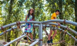 Jeux pour enfants au Domaine de Kerlann