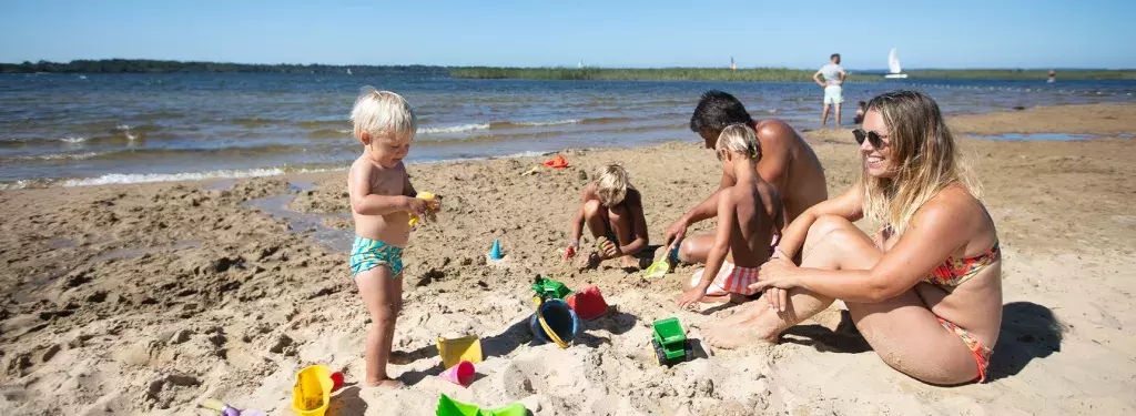 Vacances au lac de Parentis