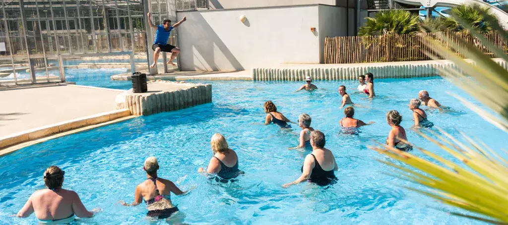Aquagym au camping Bois de Bayadène
