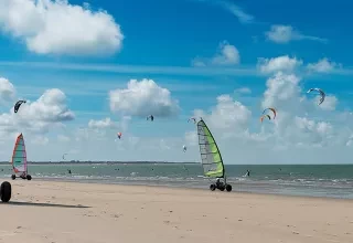 Char à voile au Pays Bas 