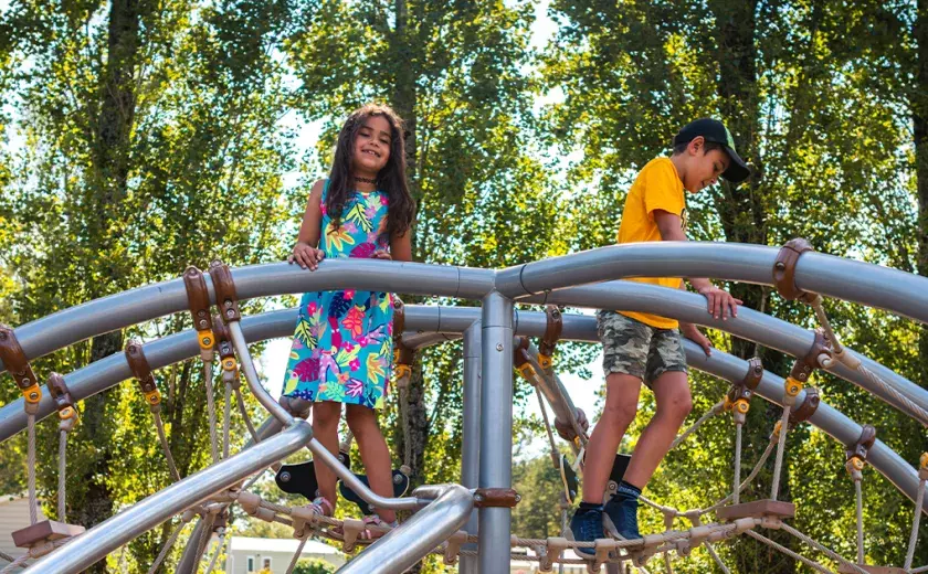 Jeux pour enfants au Domaine de Kerlann