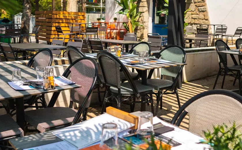 Espace exterieur du restaurant