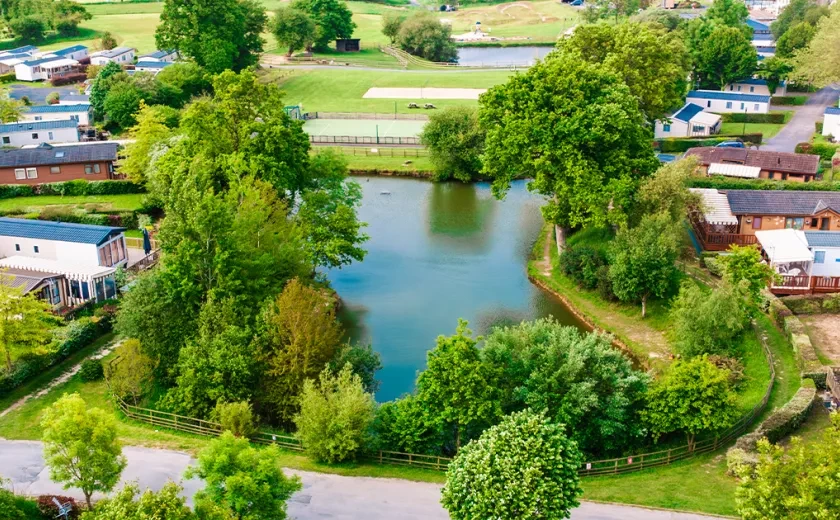 Domaine de Litteau vu en drone
